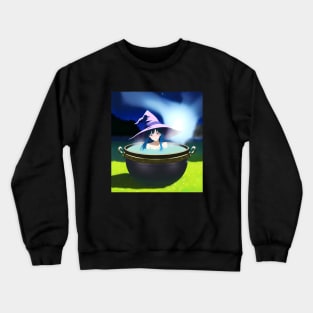 Cauldron Witch Crewneck Sweatshirt